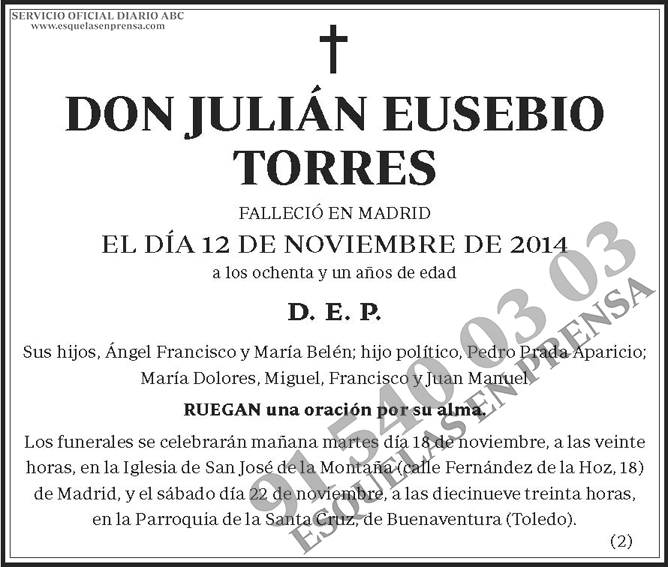 Julián Eusebio Torres